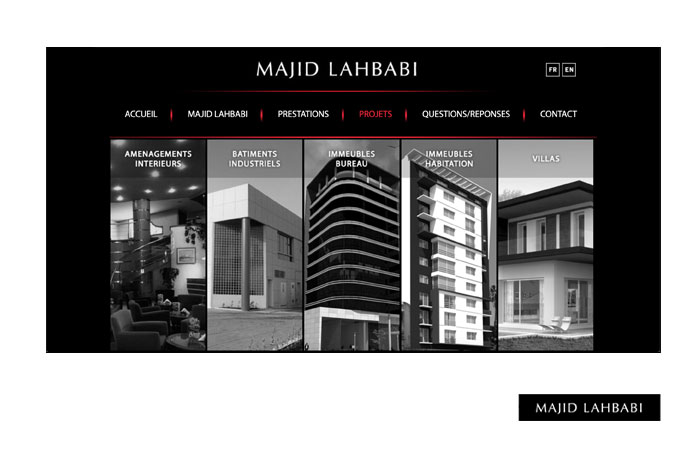 site web majid lahbabi architecte